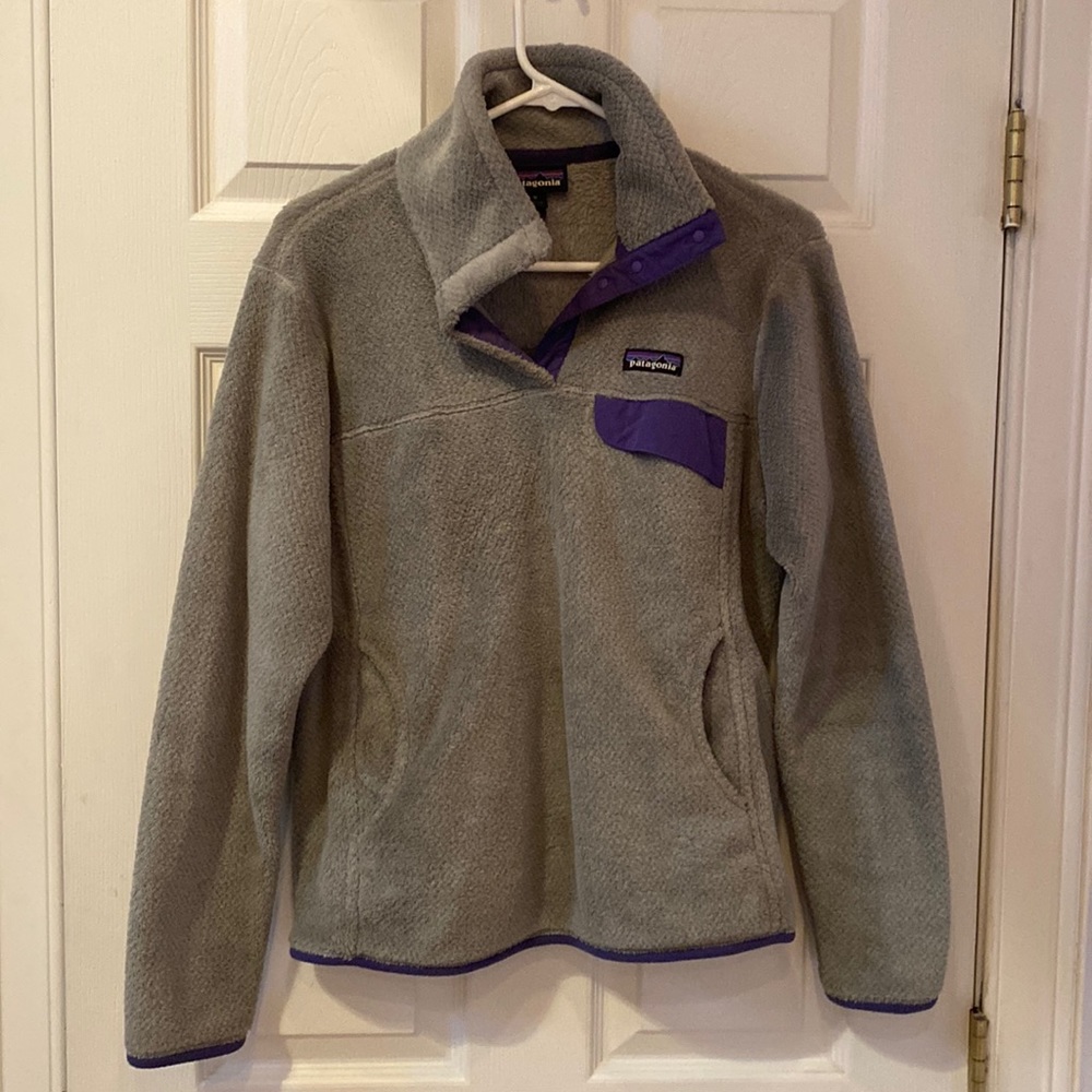 Patagonia women’s re-tool snap T fleece pullover sweatshirt